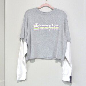 CHAMPION CROPPED SWEATSHIRT XL